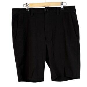 Volcom Modern Stretch Shorts Mens 36 Black Chino Skate A0911601